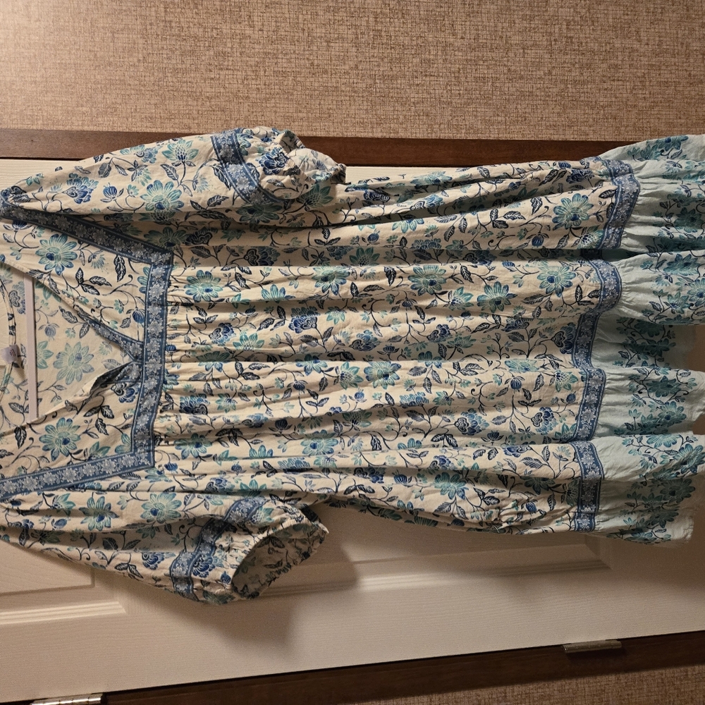 Peasant style short plus size dress